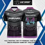 球衣 EVOS MINANA NEXPLAY ESPORT 全新 2024 年全印免費要求名稱徽標