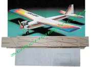 Ace-40S 56" Wingspan R/C Airplane Short Kit Laser Cut Balsa & Ply W/ Plans