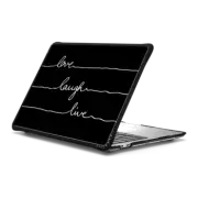 MacBook Pro 13-inch (M1 / M2 / Intel) Impact Case Love Laugh Live Black