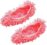 Mop Slippers Shoe - Microfiber Dust Mop - Soft Washable Reusable Mop Socks for Women Men, Dust Hair Cleaners Sweeping Tool for Kitchen Jona-au
