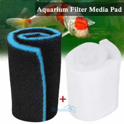 Aquarium Filter Media Pad Bio Sponge Foam Cut to Fit for Fish Tank Sump Pond US