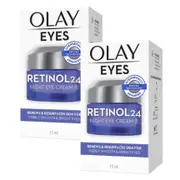 2 x Olay Regenerist Retinol24 Eye Cream 15ml