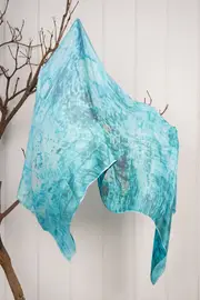 Silk Modal Scarf, long all season scarf in luxurious fabric blend, shawl and wrap, accessories for women, gifts for her, summer scarf, shawl Blue