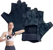 Workout Gloves for Women | Workout Padded Breathable Gloves | Wrist Wrap Support, Gym Accessories, Palm Protection, Anti-Slip Yoga Equipment for Pull-ups