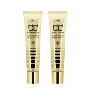 【DHC】頂級GE 有機鍺 CC霜SPF50+ PA++++ 膚色 2條組(單入40g)