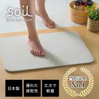 在飛比找PChome商店街優惠-日本製 Soil 珪藻土 硅藻土 Bath Mat Ligh