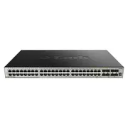 D-LINK DGS-3630-52TC 52-Port Gigabit xStack Layer 3+ Managed Stackable Switch with 48 1000Base-T and 4 10 GbE SFP+ Ports