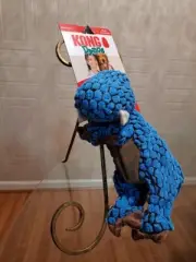 KONG Dynos T-Rex LARGE Plush Squeaky Toss & Shake Dog Chew Toy 16"