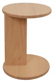 Brentwood Round Lamp Table - Natural