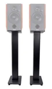 Pair 28" Bookshelf Speaker Stands For Edifier R1700BT Bookshelf Speakers