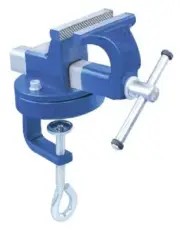 RS Pro FINE MECHANICS BENCH VICE 75x45x43mm 360° Swivel Base, Precision Clamping