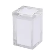 Tizo Lucite Canister Box, White