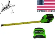 Craftsman 12' High Visibility Tape Measurer Measure Compact With Belt Clip, Lock