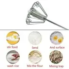 Semi-automatic Mixer Egg Beater Self Turning Stainless Steel Whisk Hand