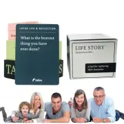 146PCS Life Story Interview Kit Cards, Tales Life Interview Kit for Family Game
