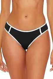 [BECCA] Women's Sport Mode Hipster Bikini Bottom, Cheeky Coverage, Swimwear Separates