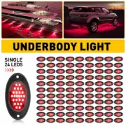 100X LED Red Under Underbody Underglow System Neon Light Kit Lamp Waterproof USA (for: Volvo)
