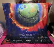 Travis Scott Cactus Jack FORTNITE WORLD PLUSH BLANKET 50x60 In Hand