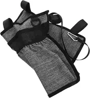 Folding Walker Organiser Bag Storage Pouch for Wheelchair Stroller Armrest Cup Holder Grey