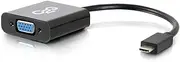 C2G/Cables to Go 29471 USB 3.1 USB-C to VGA Video Adapter, Black