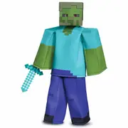 Minecraft Zombie Prestige Mojang Mob Player Video Game Child Boys Costume