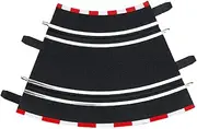 [Carrera] 61611 1/45 Curve Track Section Part for Use with GO!!! and Digital 143 - Pack of 4