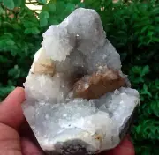 Calcite On MM Quartz Matrix Minerals