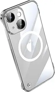 zjmriod Compatible with iPhone 16 Silicone Minimalist Case with Camera Lens Bumper, Frameless Design, Ultra Thin and Shockproof Case, Simple and Practical Impact Protection Case. Clear