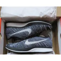 在飛比找Yahoo!奇摩拍賣優惠-【正品】NIKE FLYKNIT RACER 編織鞋 雪花灰