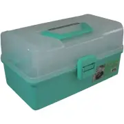 TRUSCO PLASTIC TOOL BOX GREEN (321x195x165mm) HP-320-GN