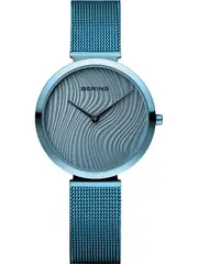 Bering 18132-CHARITY2 Blue Stainless Steel Womens Watch