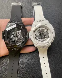 在飛比找Yahoo!奇摩拍賣優惠-限量 BBF 白陶瓷 刺青二代 手錶 男士手錶