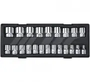 JTC 1/2" DR .22 PCS SOCKET SET (12 POINTS) 8 MM~ 32 MM, JTC TOOLS # K4222
