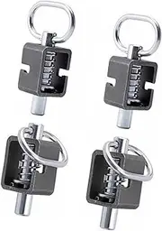Generic Weld on Spring Latch Lock Spring Loaded Bolt Steel Professional Heavy Duty Universal Multifunctional Utility Gate Latch, 4 pieces