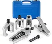 PORIYA 6pcs Professional Front End Service Tool Set with Ball Joint Separator Pitman Arm Puller,Splitter Removal Kit