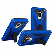 For Samsung Galaxy S9+ Plus Case, Armour Strong Shockproof Cover Kickstand, Blue