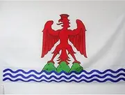 French County of Nice Flag 2' x 3' for a Pole - France - Niçard Country Flags 60 x 90 cm - Banner 2x3 ft with Hole - AZ FLAG