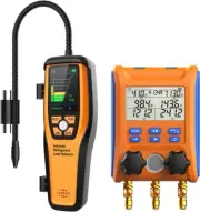 Elitech LMG-10 HVAC Manifold Gauge & ILD-200 Infrared Refrigerant Leak Detector