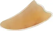 SAFIGLE Guasha Massage Tool Natural Sheep Horn Scraping Board for Face and Skin Scraping Tool for Muscle Relief and Micro Circulation Improvement for Neck Shoulder Self Care