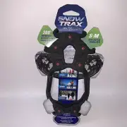 SNOW TRAX by YAKTRAX Mens US 3.5-7.5 & Womens 5-9) S-M 360’ Ice Snow Grips Trac