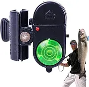 Fish Bite Alarm,Sound Bite Alert Bell with LED Lights - Sensitive Sound Biting Alert Tackle Equipment for Dark Ice Boat Beginners and Experienced Anglers