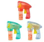 Bubble Gun Automatic Gatling Soap Water Bubble Machine Light Up Bubbles Blaster