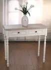 Sofa Table Small Desk Hamptons White Sideboard 2 Drawers