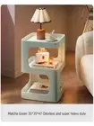Side Table Living Room Furniture Lamp Desk Modern Home Household Decoration Blue