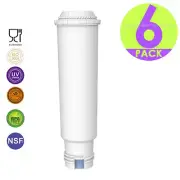 6X Compatible Coffee Machine Water Filter for Krups Claris F088 Melitta Pro