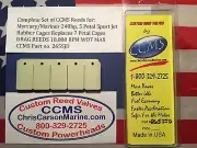 CCMS Mercury/Mariner Drag Outboard Reed 240hp. 5 Petal Rubber Cages PN.265SJD
