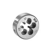 1/2-12 BSW Round Die Machine Thread Threading Die 1.5" OD Alloy Steel 5 Holes