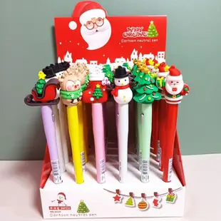台灣現貨 LED燈光筆 可愛筆 聖誕筆 中性筆 造型筆 聖誕節 原子筆