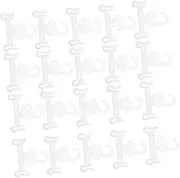 ERINGOGO 100Pcs Shoe Hooks for Retail Display Plastic Sandal Hangers Space Saving Shoe Drying Rack for Closet Organization Elegant Design for Supermarkets