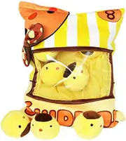 Casual Chick Cute Stuffed Pillow - Plush Animal Toy, Gift for Teens & Kids - Yellow